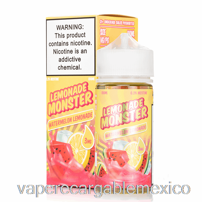 Vape Recargable Limonada De Sandía - Limonada Monstruo - 100ml 6mg